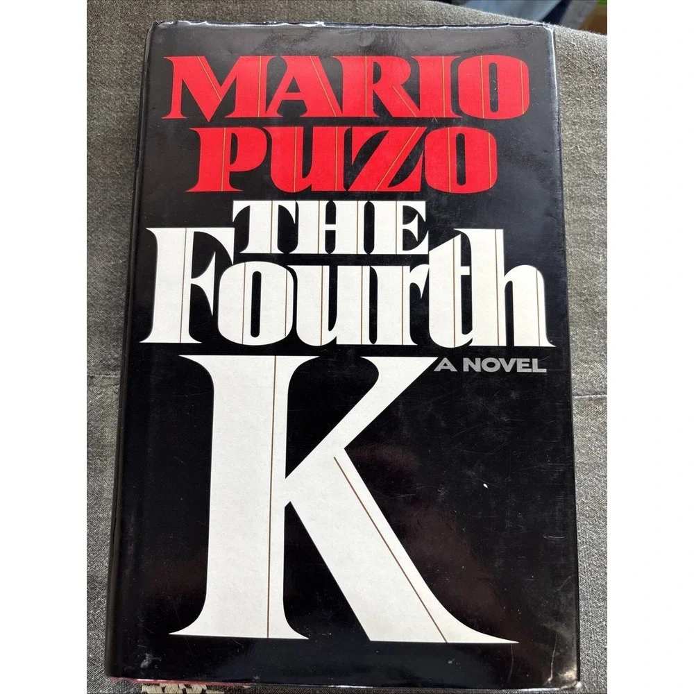 The Fourth K - Mario Puzo - First Edition - 1990 - RARE Hardcover & Dust Jacket